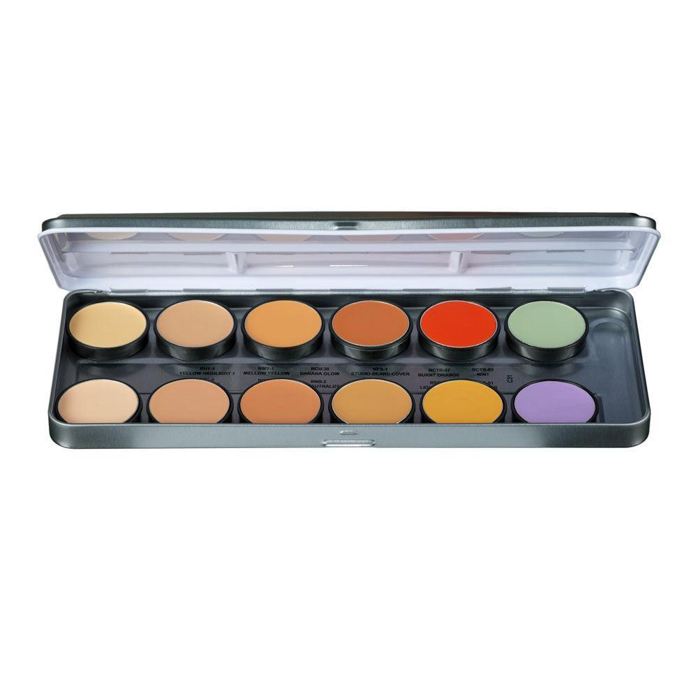 Ben Nye peiteväripaletti MediaPro HD Concealer Palette (NKP-12) - Backstage Beauty Finland
