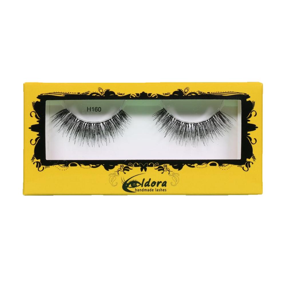 Eldora H160 Human Hair False Lashes ripset - Backstage Beauty Finland