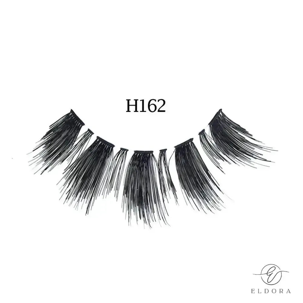 Eldora H162 Human Hair False Lashes ripset-Backstage Beauty Finland