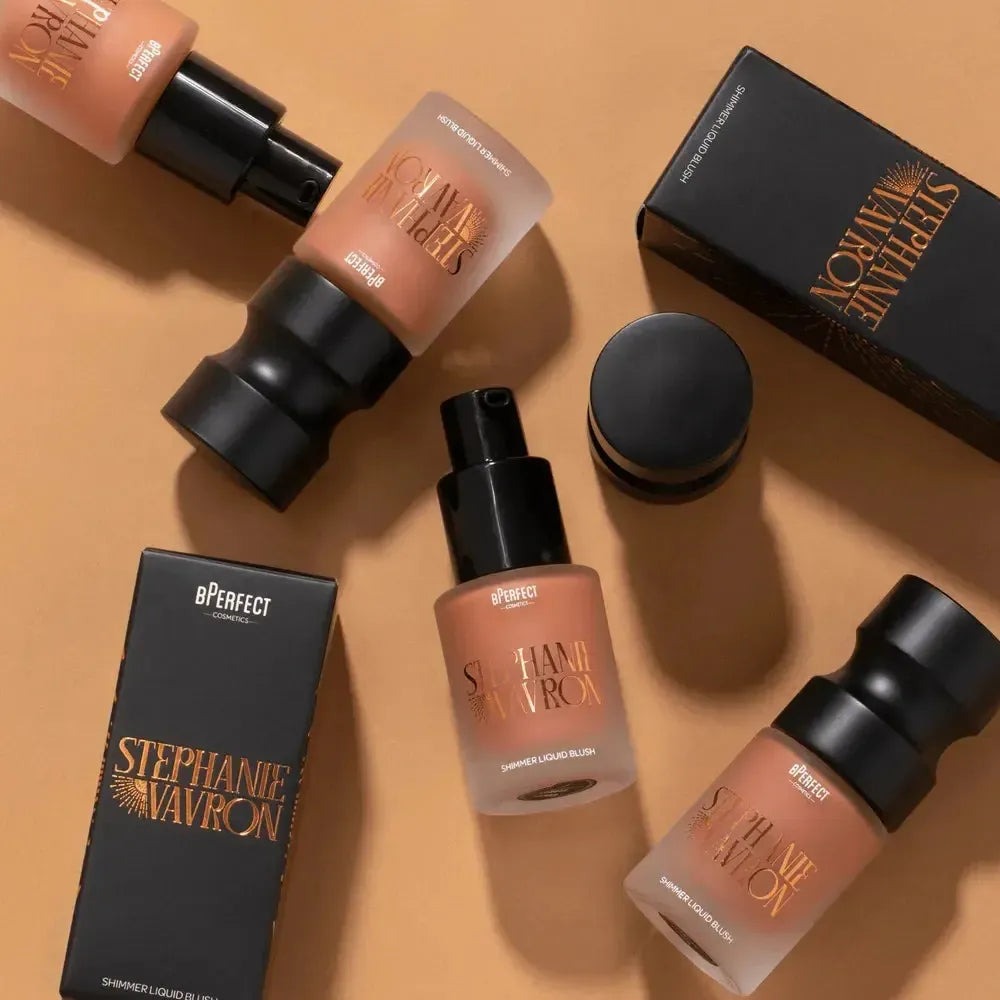 BPerfect THE CHEEK - Shimmer Liquid Blush nestemäinen poskipuna - Backstage Beauty Finland