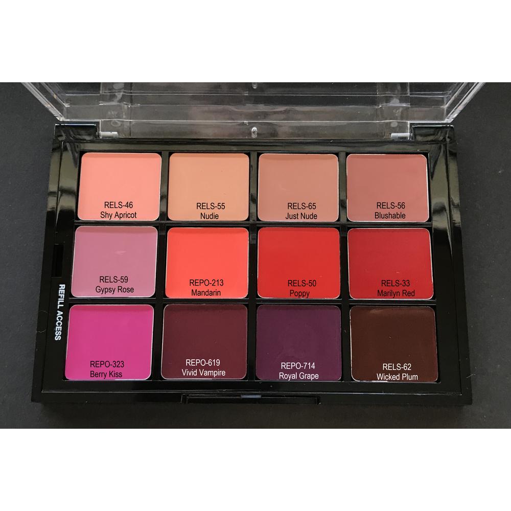 Ben Nye Berry Bright Lip Color Studio Color huulipunapaletti (STP-390)-Backstage Beauty Finland