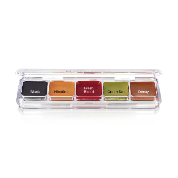 Ben Nye Tooth Alcohol FX Palette alkoholiväripaletti (AAP-05) - Backstage Beauty Finland