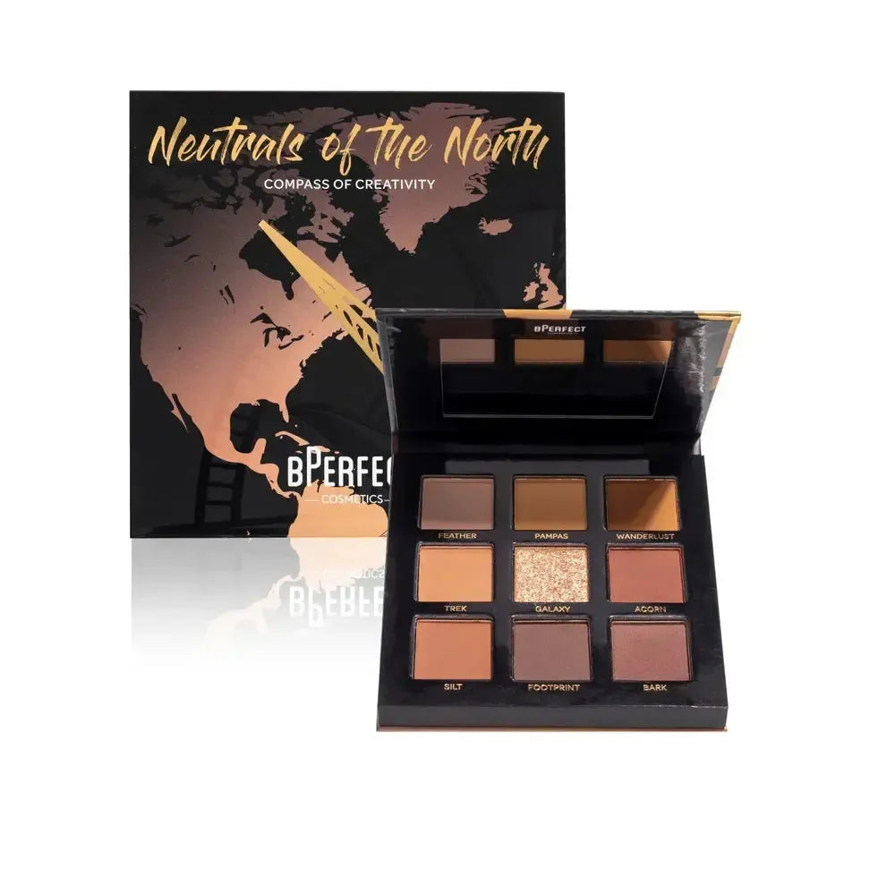 BPerfect COMPASS OF CREATIVITY VOL. 2 - NEUTRALS OF THE NORTH luomiväripaletti - Backstage Beauty Finland