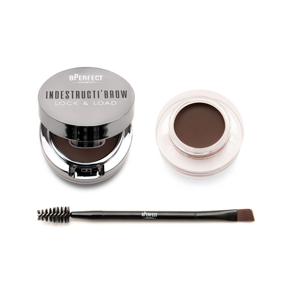 BPerfect INDESTRUCTI’BROW LOCK & LOAD EYEBROW POMADE & POWDER DUO kulmakarvasetti - Backstage Beauty Finland