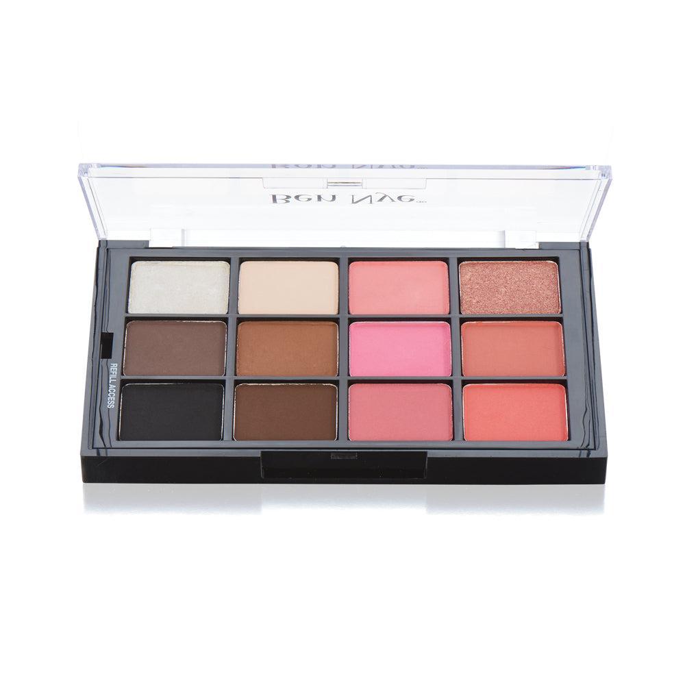 Ben Nye Classy Chic Eye & Cheek Studio Color luomiväri- ja poskipunapaletti (STP-76)-Backstage Beauty Finland