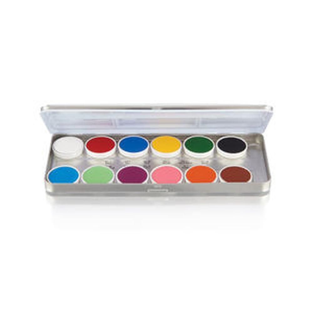Ben Nye Master Creme Palette rasvaväripaletti (LKP-12) - Backstage Beauty Finland