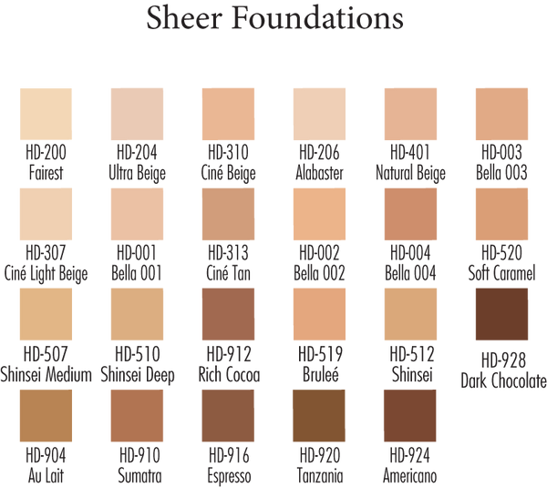 Ben Nye HD Sheer Foundation meikkivoide - Backstage Beauty Finland