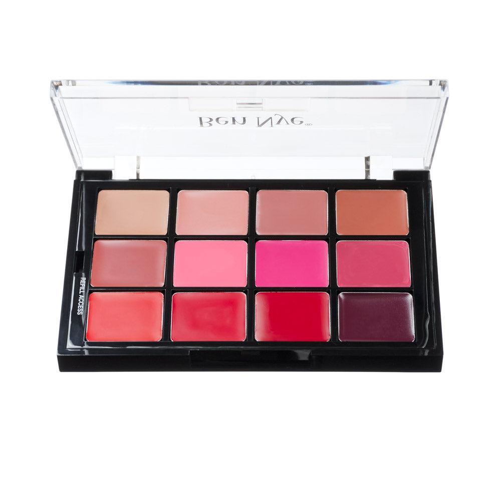 Ben Nye All-For-One Lip Color Studio Color huulipunapaletti (STP-30)-Backstage Beauty Finland