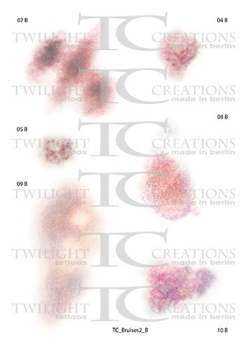 Bruises 2B - Tattoo Transfer