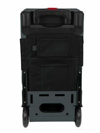 ZÜCA Pro Artist Oxford/Slate meikkipakki pyörillä (musta/harmaa) 32L - Backstage Beauty Finland