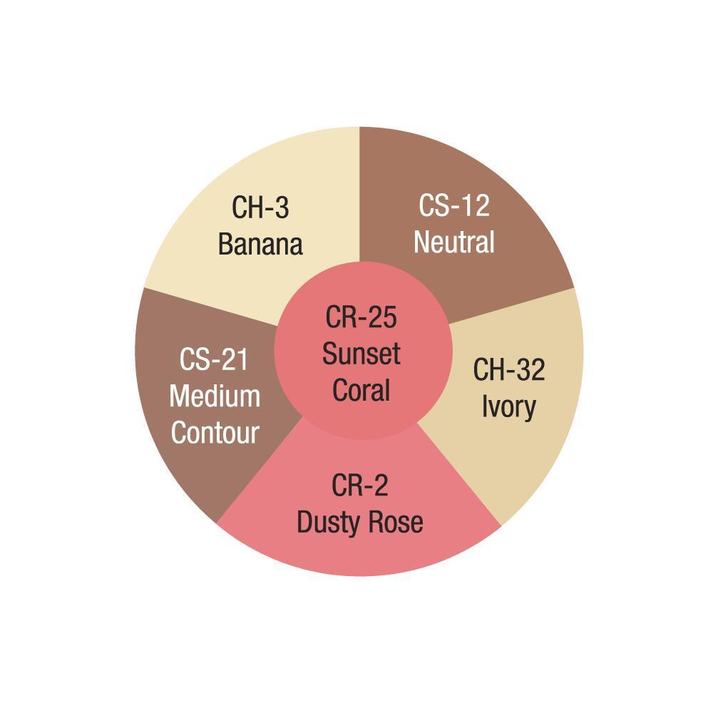 Ben Nye Olive Contour Wheel (CBW-3) - Backstage Beauty Finland