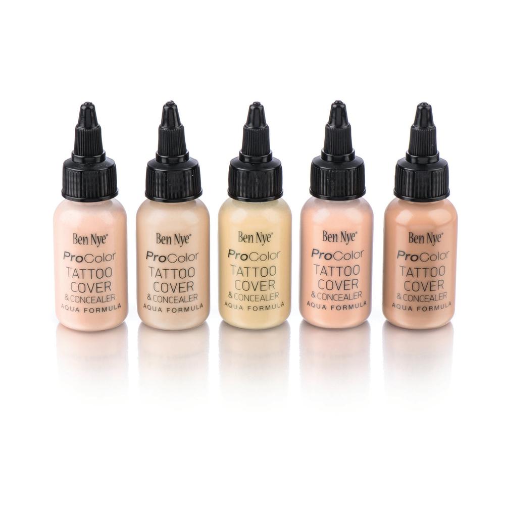 Ben Nye ProColor AirBrush Tattoo Covers & Concealers (PCN-) 29ml - Backstage Beauty Finland