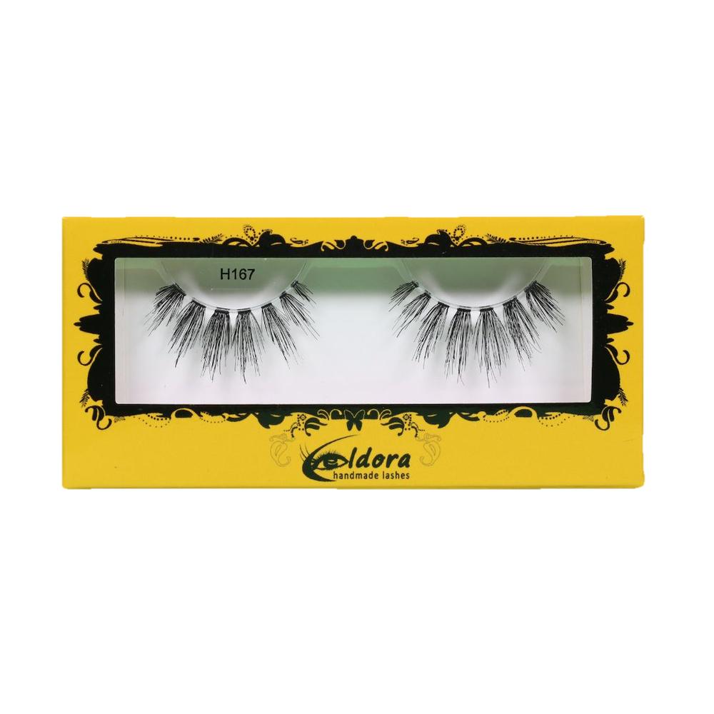 Eldora H167 Human Hair False Lashes ripset - Backstage Beauty Finland