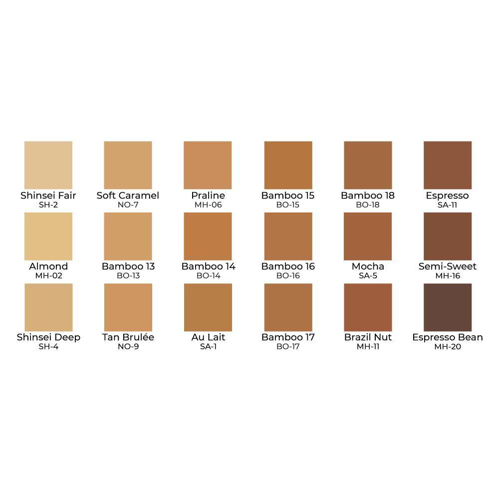 HDFP-14 Matte HD Foundation Olive Brown meikkivoidepaletti - Backstage Beauty Finland