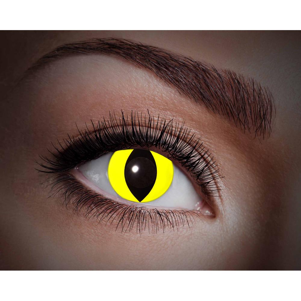 UV Flash Yellow Cat z-457 piilolinssit - Backstage Beauty Finland