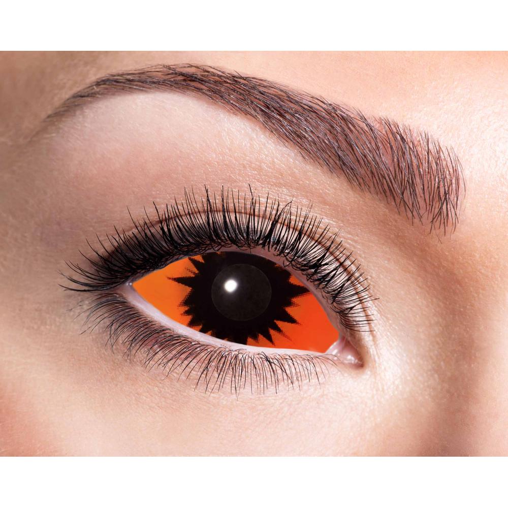 z-s09 Sclera Orange Demon piilolinssit - Backstage Beauty Finland