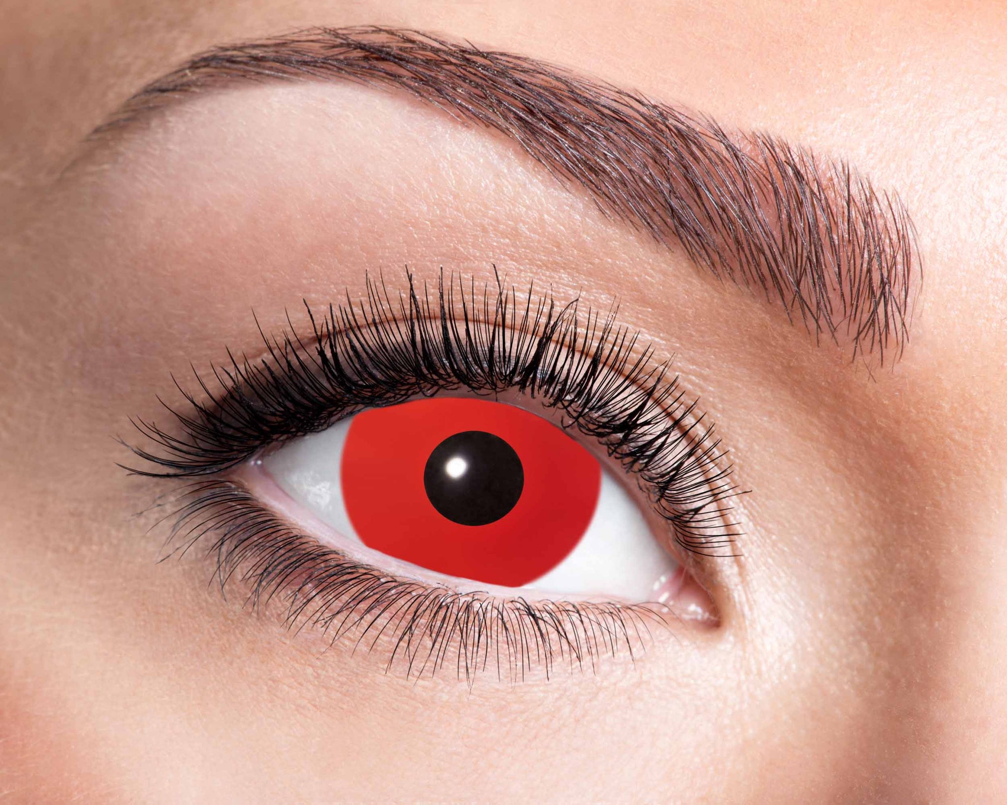 z-e04 Mini Sclera Red Devil piilolinssit