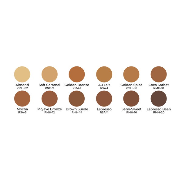 Ben Nye Olive-Brown Matte HD Palette (BFP-12) - Backstage Beauty Finland