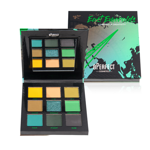 BPerfect COMPASS OF CREATIVITY EAST EMERALDS eyeshadow palette