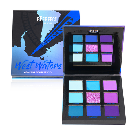 BPerfect COMPASS OF CREATIVITY WEST WATERS eyeshadow palette