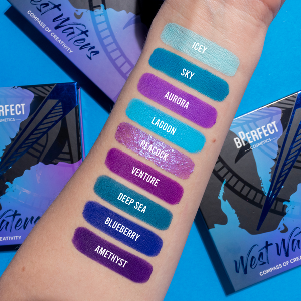 BPerfect COMPASS OF CREATIVITY WEST WATERS eyeshadow palette