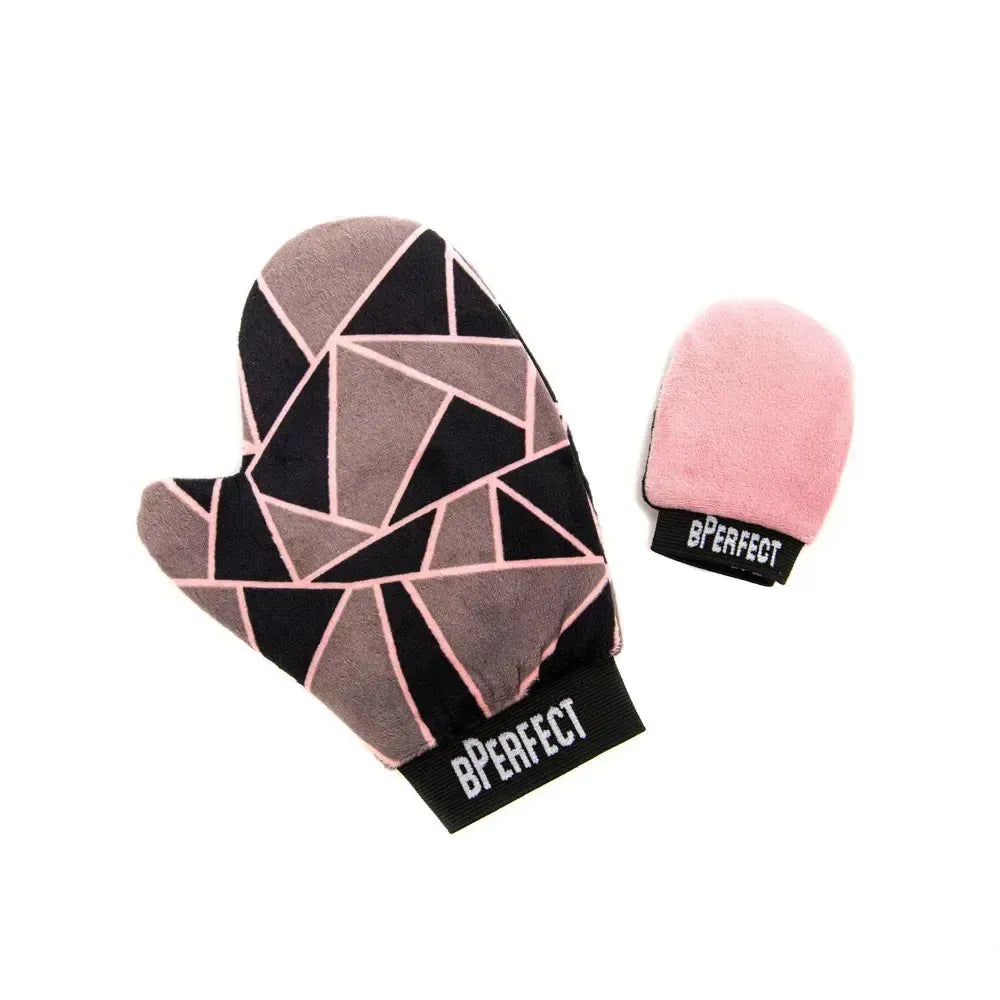BPerfect DUO TANNING MITT SET itseruskettavan levityshanska duo - Backstage Beauty Finland