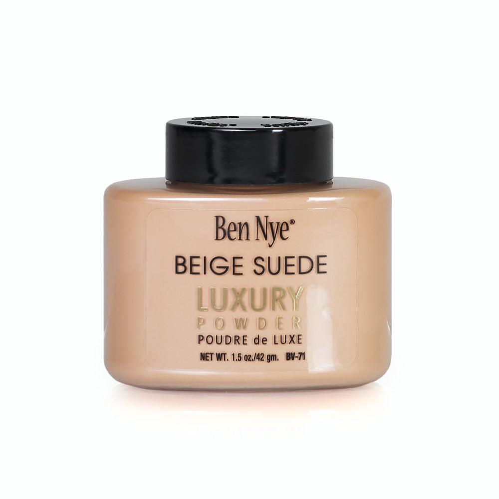 Ben Nye Beige Suede Luxury Powder irtopuuteri - Backstage Beauty Finland