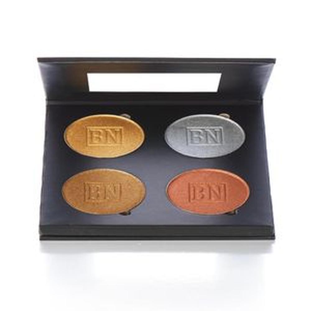 Ben Nye Lumiere Metallics paletti (MLUP-4) - Backstage Beauty Finland