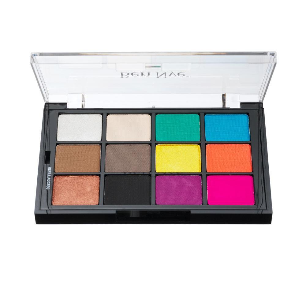 Ben Nye Tropical Contour Studio Color luomiväripaletti (STP-82)-Backstage Beauty Finland