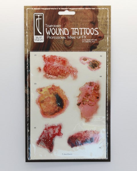 Burn wounds - Tattoo Transfer  