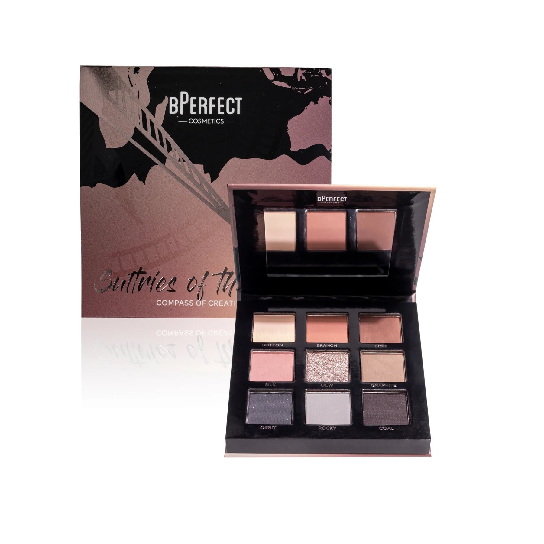 BPerfect COMPASS OF CREATIVITY VOL 2 - SULTRIES OF THE SOUTH eyeshadow palette