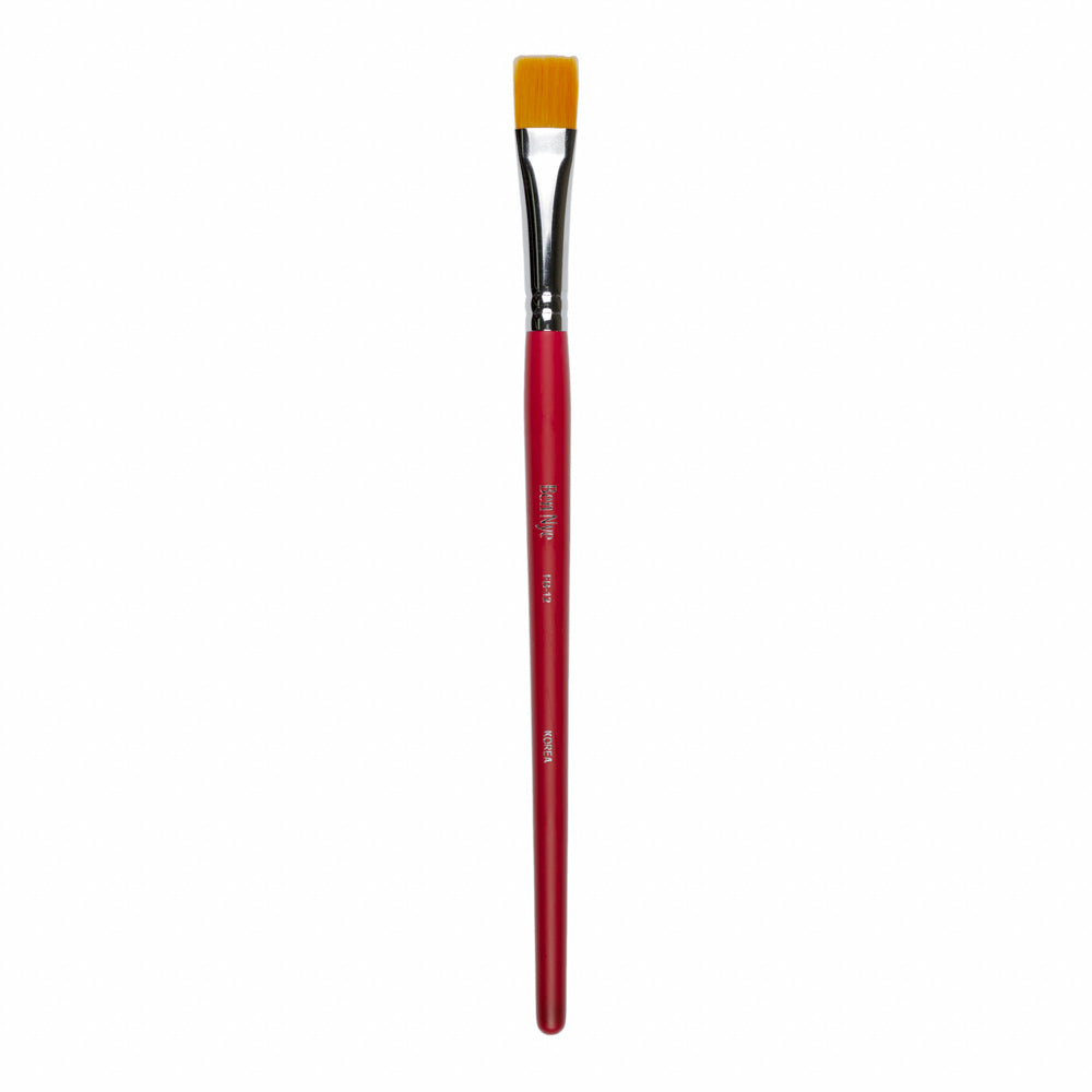 FB-12 Ben Nye Flat Brush (11mm) - Backstage Beauty Finland