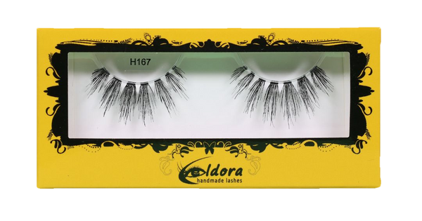Eldora H167 Human Hair False Lashes ripset - Backstage Beauty Finland