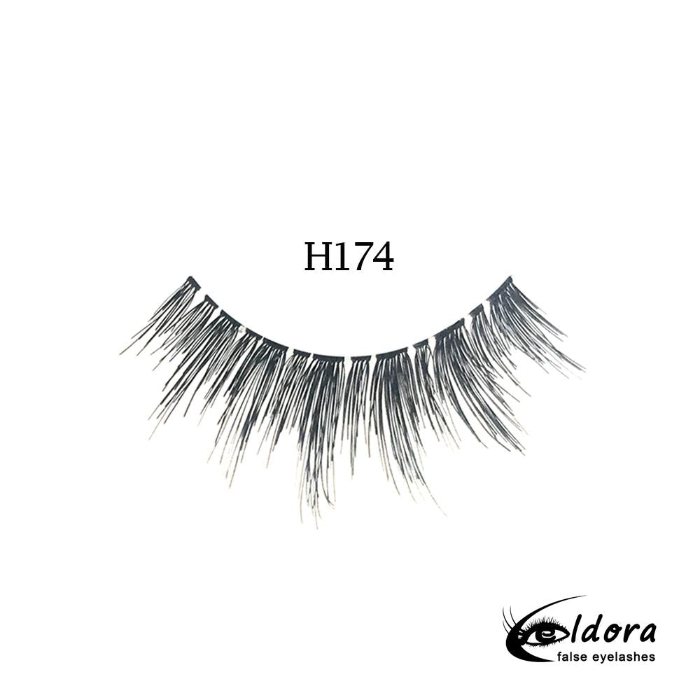 Eldora H174 Human Hair False Lashes ripset - Backstage Beauty Finland