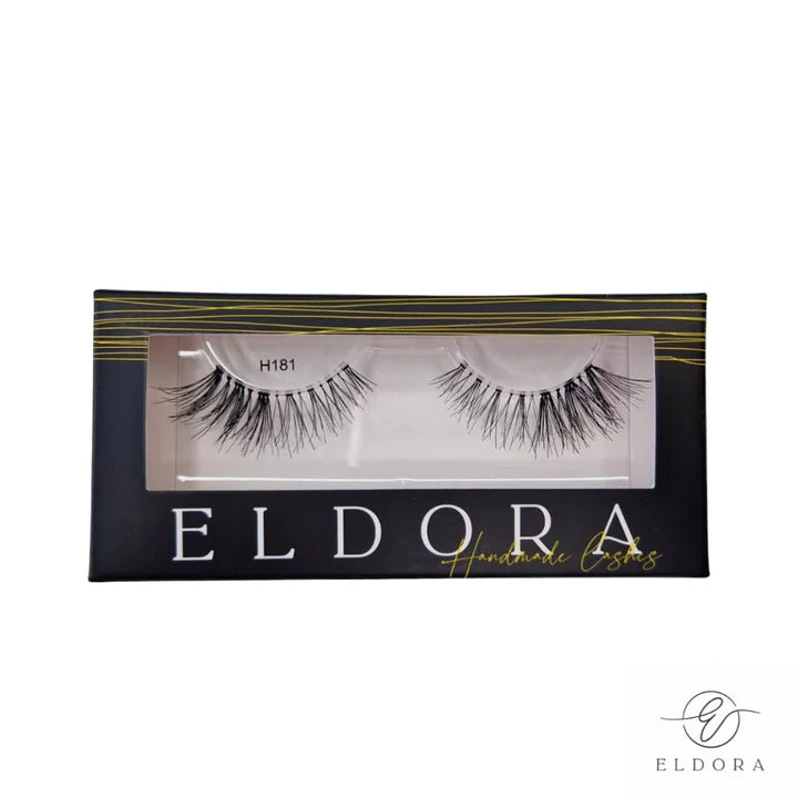 Eldora H181 Human Hair False Lashes ripset