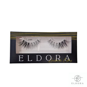 Eldora H181 Human Hair False Lashes ripset