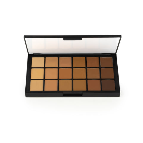 HDFP-14 Matte HD Foundation Olive Brown meikkivoidepaletti - Backstage Beauty Finland