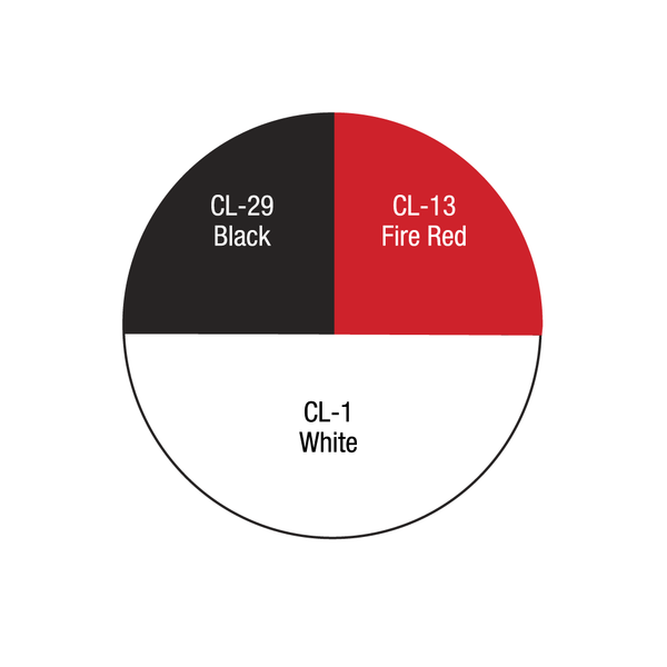 Ben Nye Red, White & Black Wheel 28g (RB)