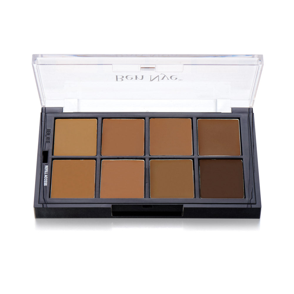 STP-09 Brown Matte Foundations Studio Color meikkivoidepaletti - Backstage Beauty Finland