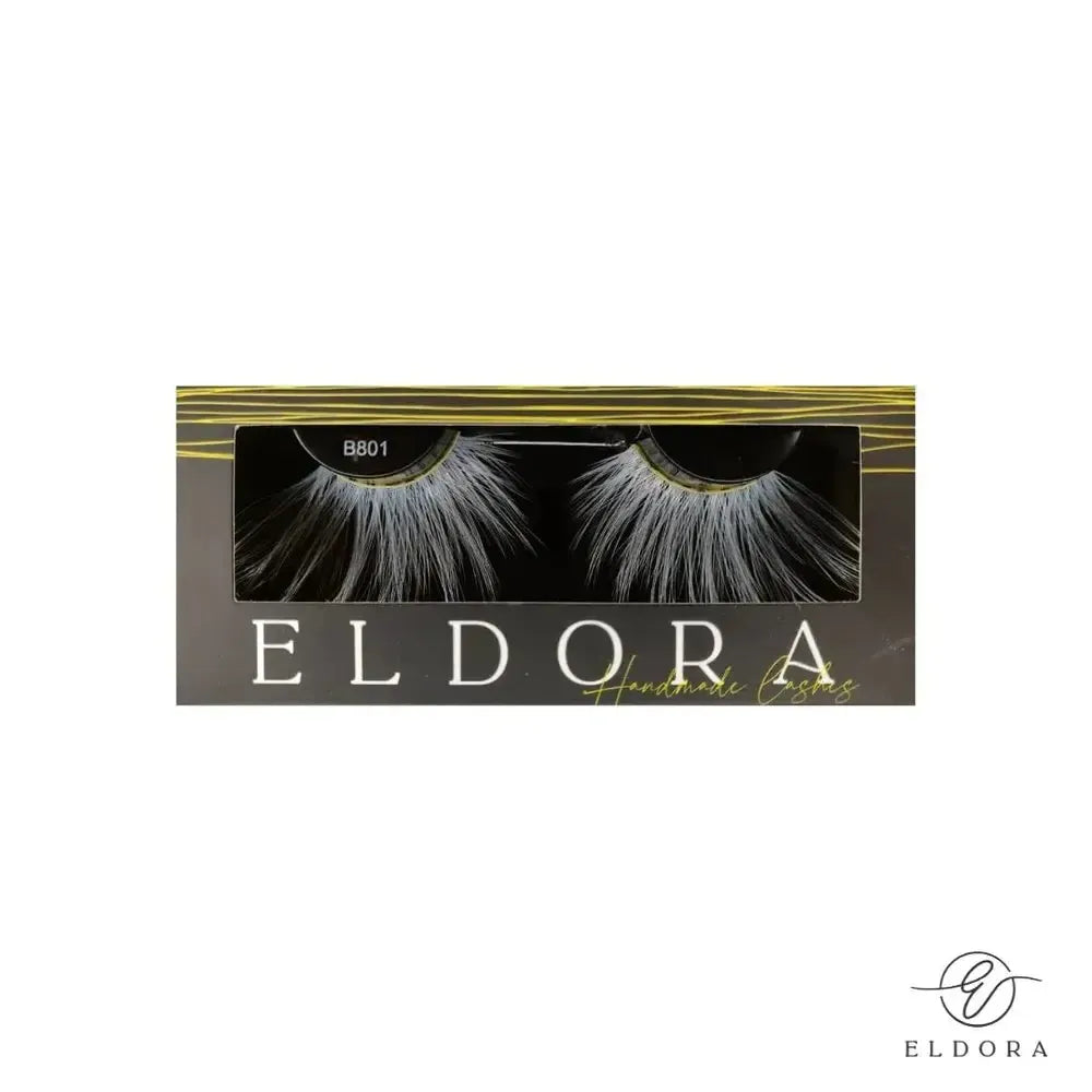Eldora B801 White Maxi-Crossed Creative ripset - Backstage Beauty Finland