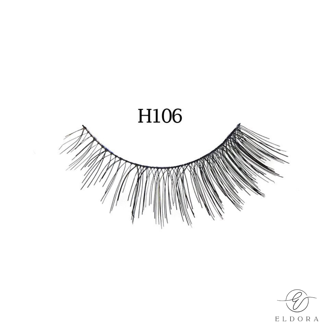 Eldora H106 Human Hair False Lashes