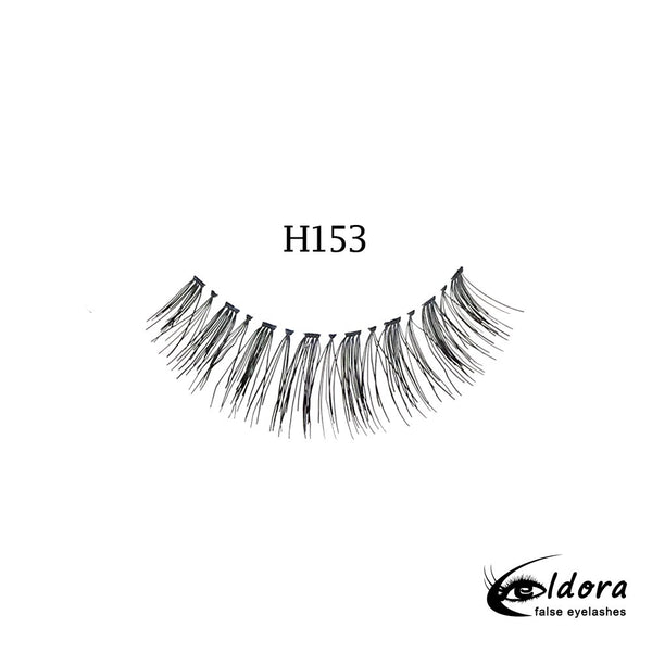 Eldora H153 Human Hair False Lashes ripset