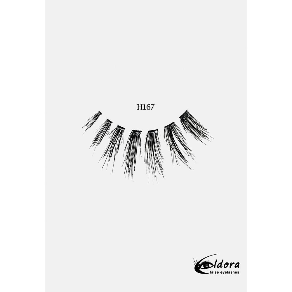 Eldora H167 Human Hair False Lashes ripset - Backstage Beauty Finland