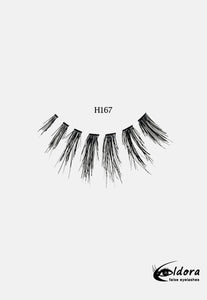 Eldora H167 Human Hair False Lashes ripset - Backstage Beauty Finland