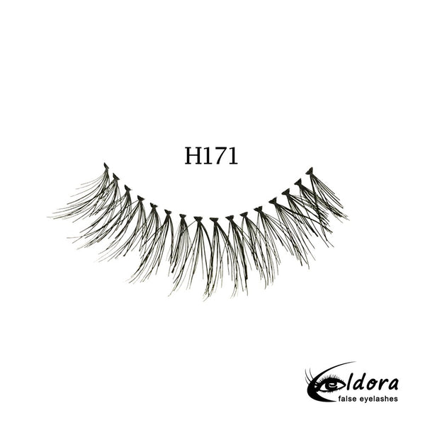 Eldora H171 Human Hair False Lashes ripset - Backstage Beauty Finland
