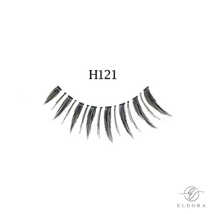 Eldora H121 Human Hair False Lashes ripset