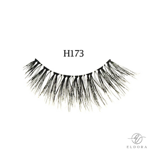 Eldora H173 Human Hair False Lashes ripset