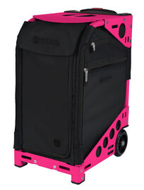 ZÜCA Pro Artist Oxford/Neon Pink meikkipakki pyörillä (musta/neon pinkki) 32L